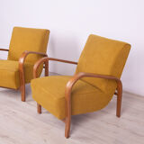 Beech Armchairs by Karel Kozelka & Antonin Kropacek, 1940s, Set of 2