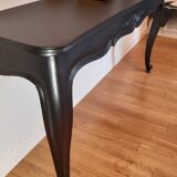 Console murale noire de style Louis XV
