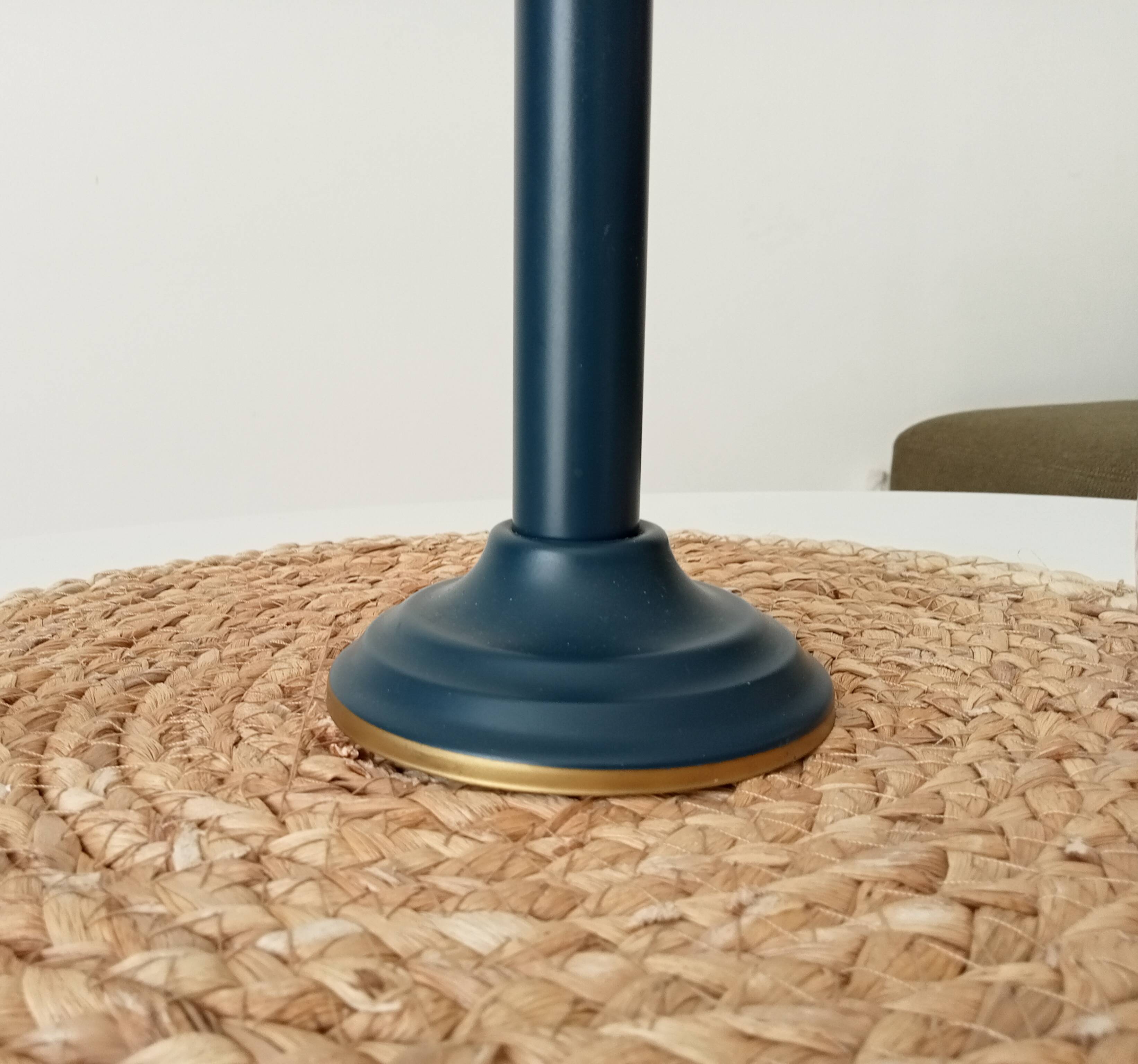 Vintage candle holder lamp from the 70s/80s
