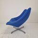 Artifort Oyster Lounge Chair With Cross Base by Pierre Paulin, 1960's
