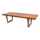 Large coffee table, or bench, Danish in teak by Peter Lovig Nielsen 1960.