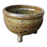 Grande passoire vintage française en céramique