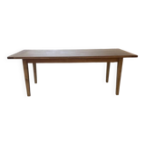 Table de ferme en pin et chêne