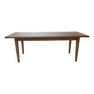 Pine and oak farmhouse table