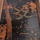 Bamboo side table late 19th century Perret and Vibert style