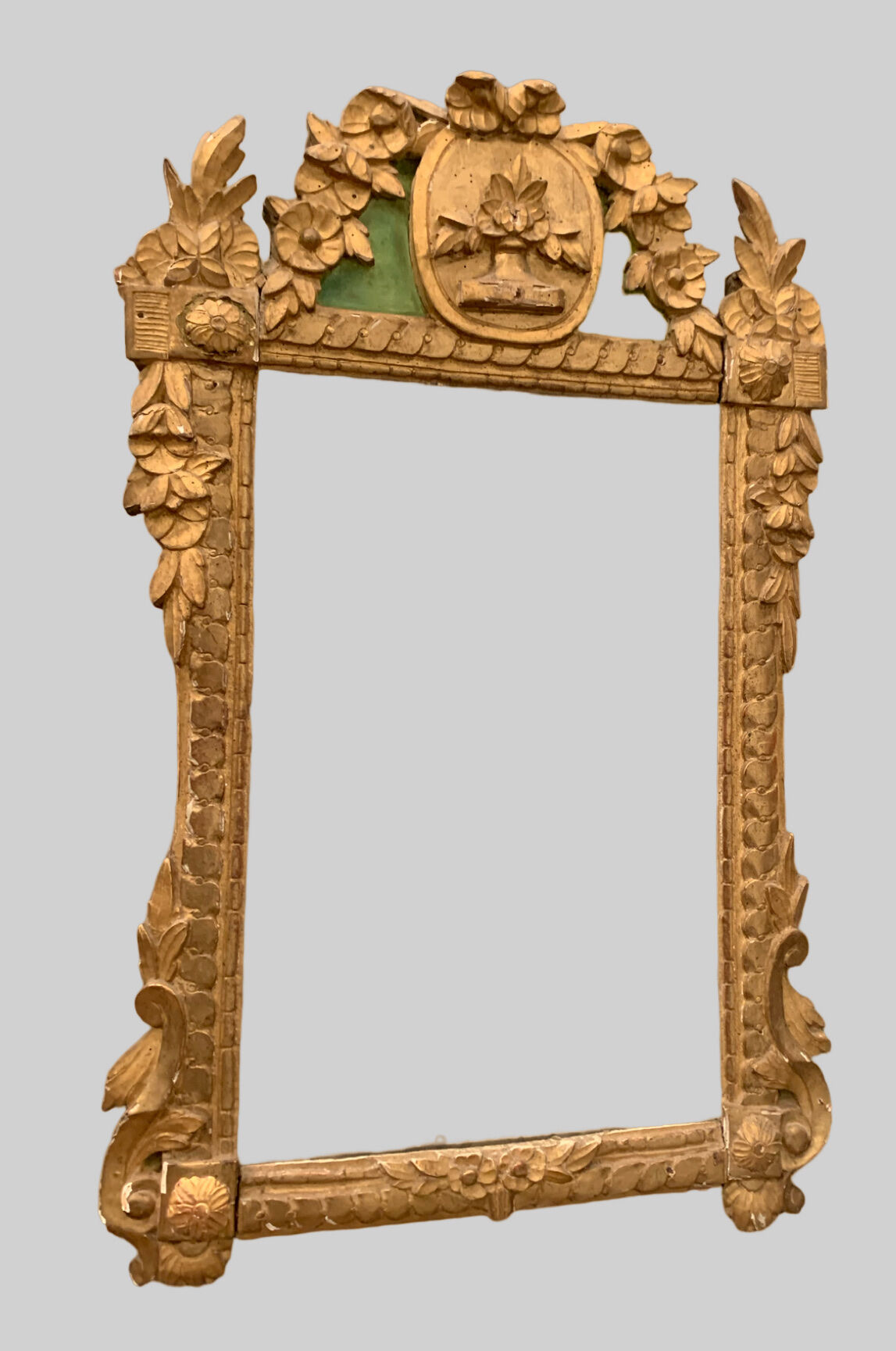 Louis XVI period mirror in gilded wood XVIII century