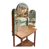 Miroir triptyque Art Déco lumineux