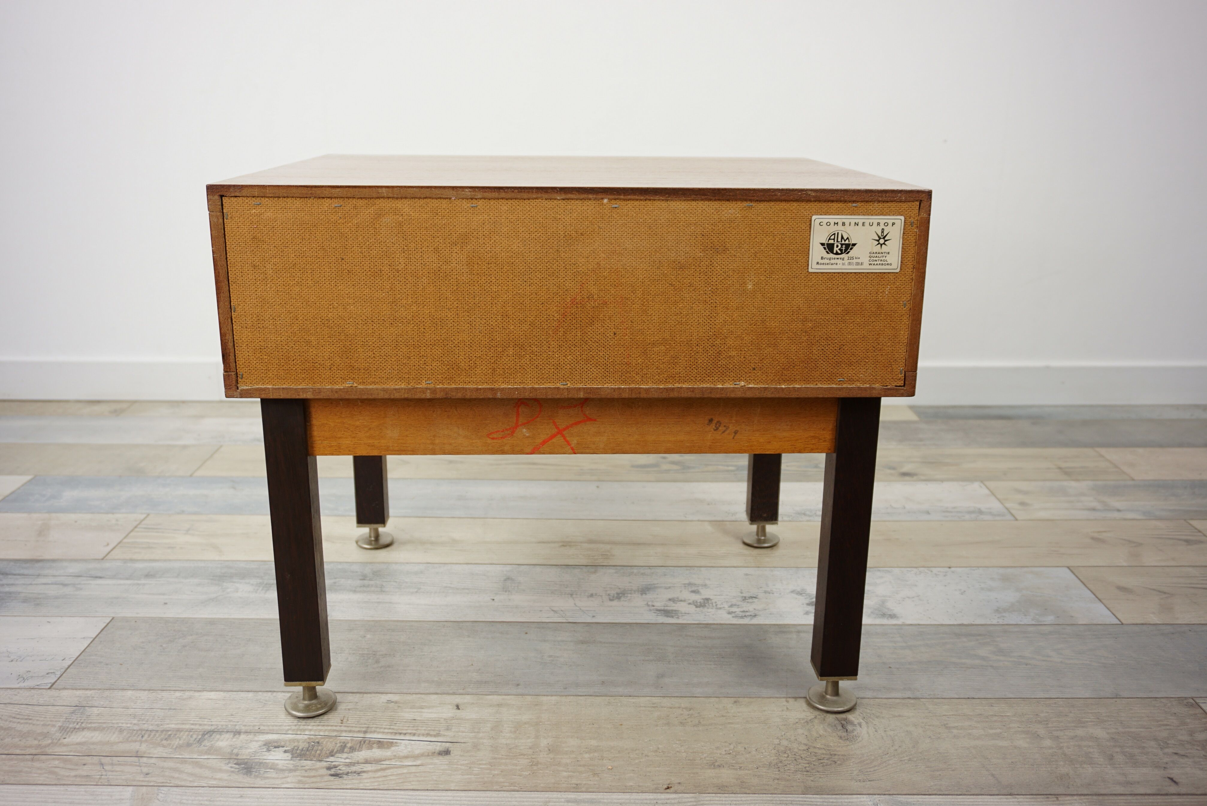 Teak night table 50s - 60s by CombinEurop