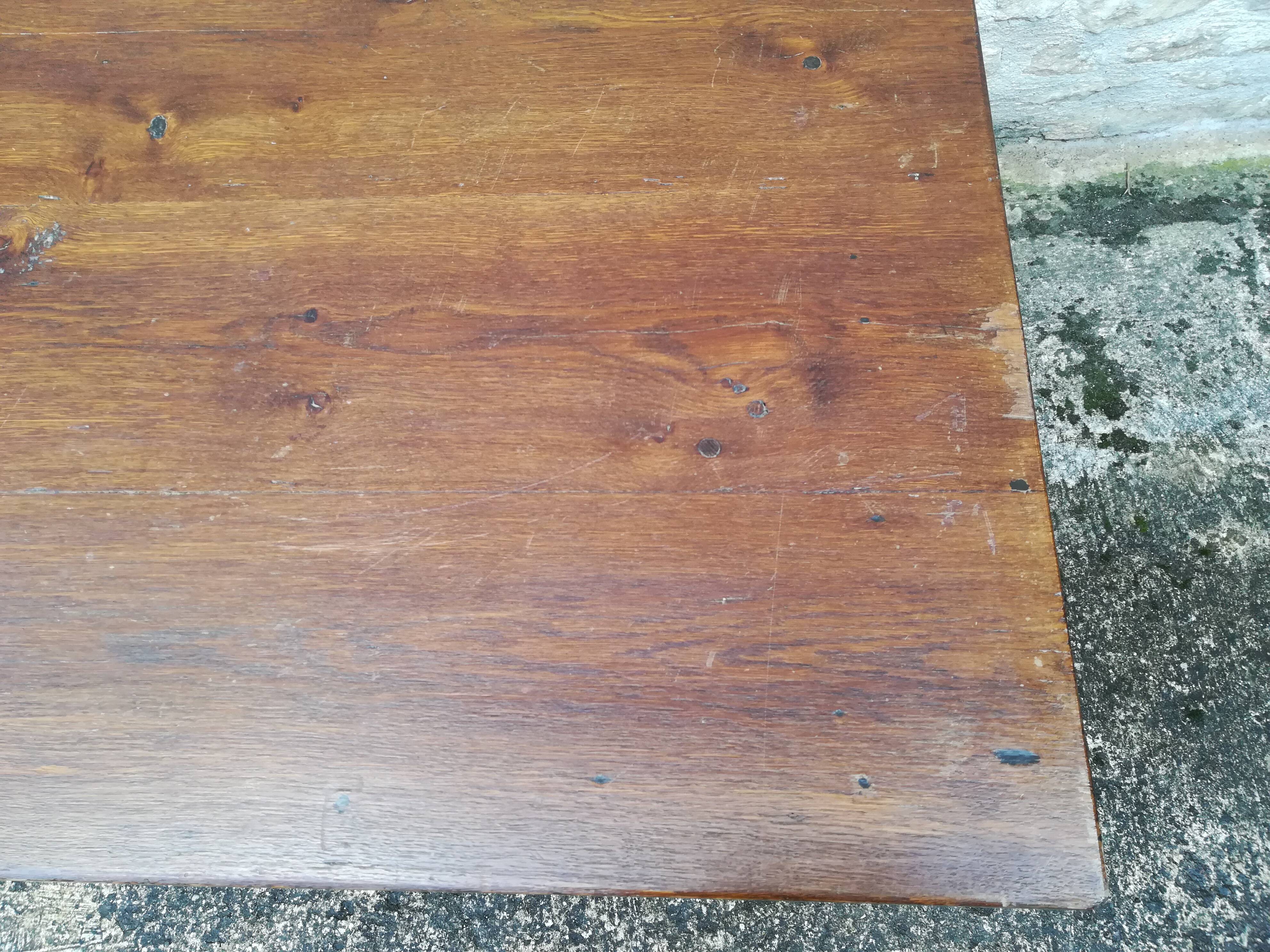 Oak farmhouse table
