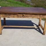 Restored solid oak farmhouse table