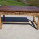 Restored solid oak farmhouse table