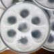6 vintage oyster plates from Moulin des Loups and Orchies
