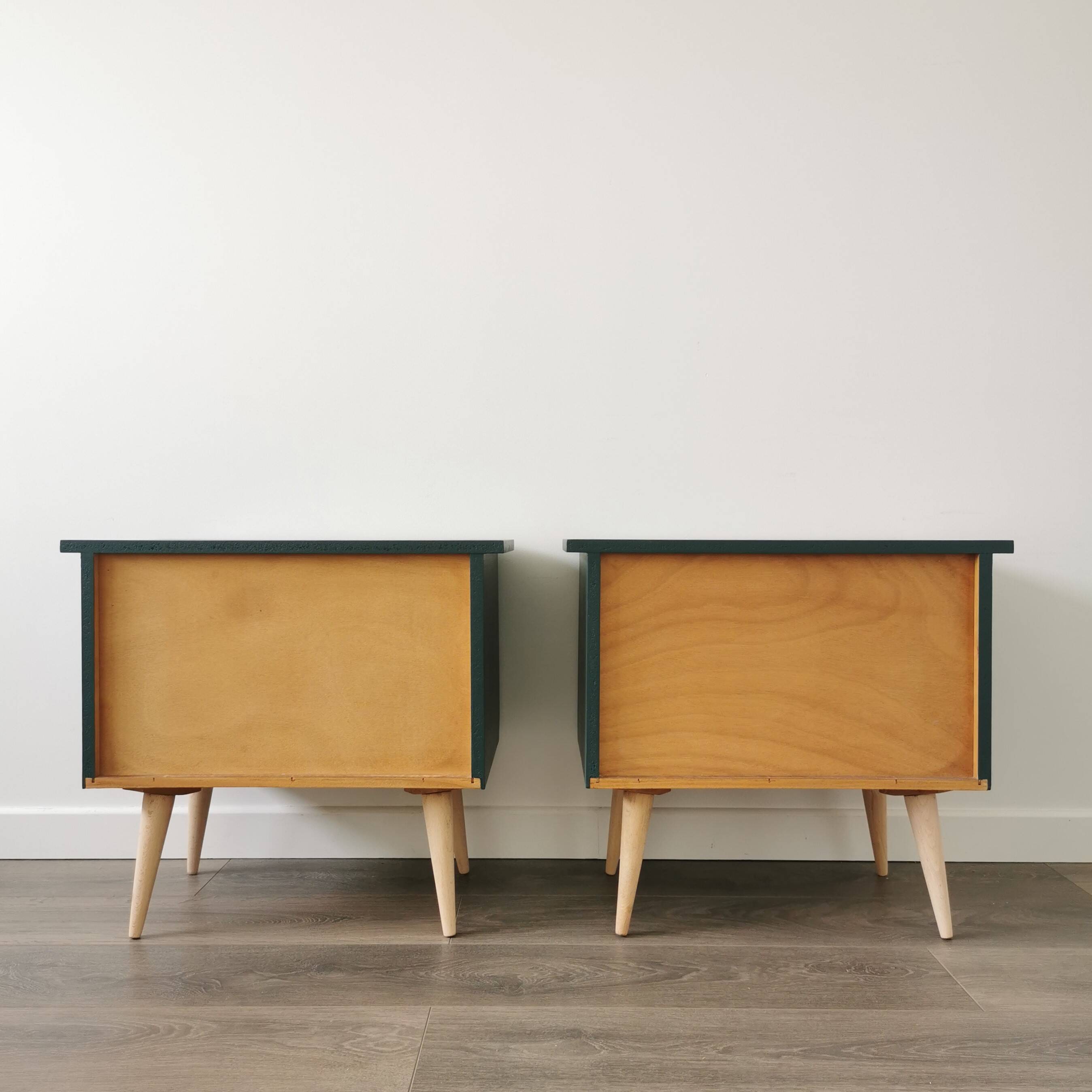 Pair of vintage bedside tables