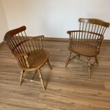 Pair of Windsor armchairs