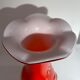 Vase Murano rouge années 70
