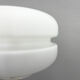 1970's Milk Glass Brass Table Lamp by Napako