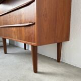 Danish teak secretary from the 60s
