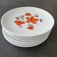 7 dessert plates Bavaria 70s