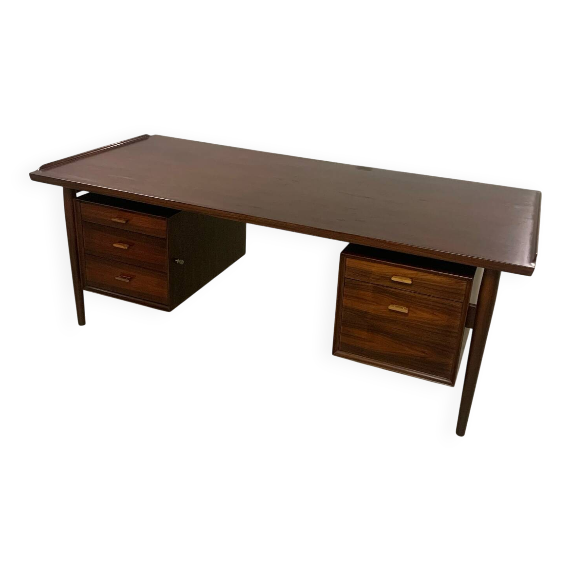 Palisander Executive Desk by Arne Vodder for Sibast 1960s