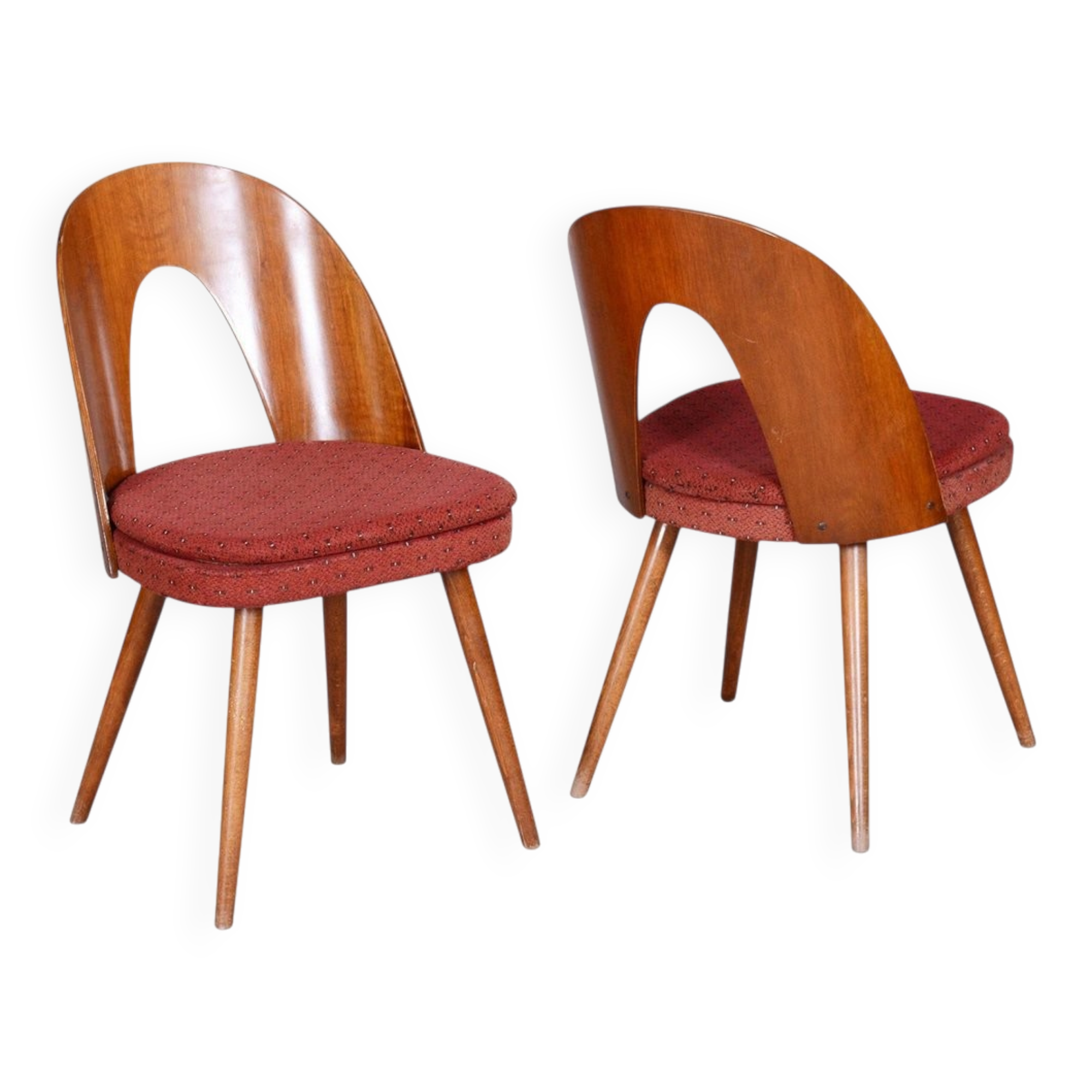 Set of Mid-Century Czech Chairs by Antonin Suman, 1950s