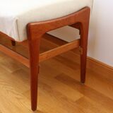 Scandinavian footrest, teak, 1960