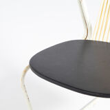 Swedish metal-backed armchair 1960s