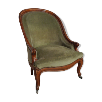 Louis XV/Louis XVI mahogany style chair
