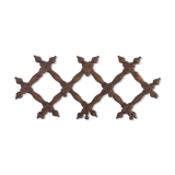 Stretchy wooden wall hanger with ten hooks