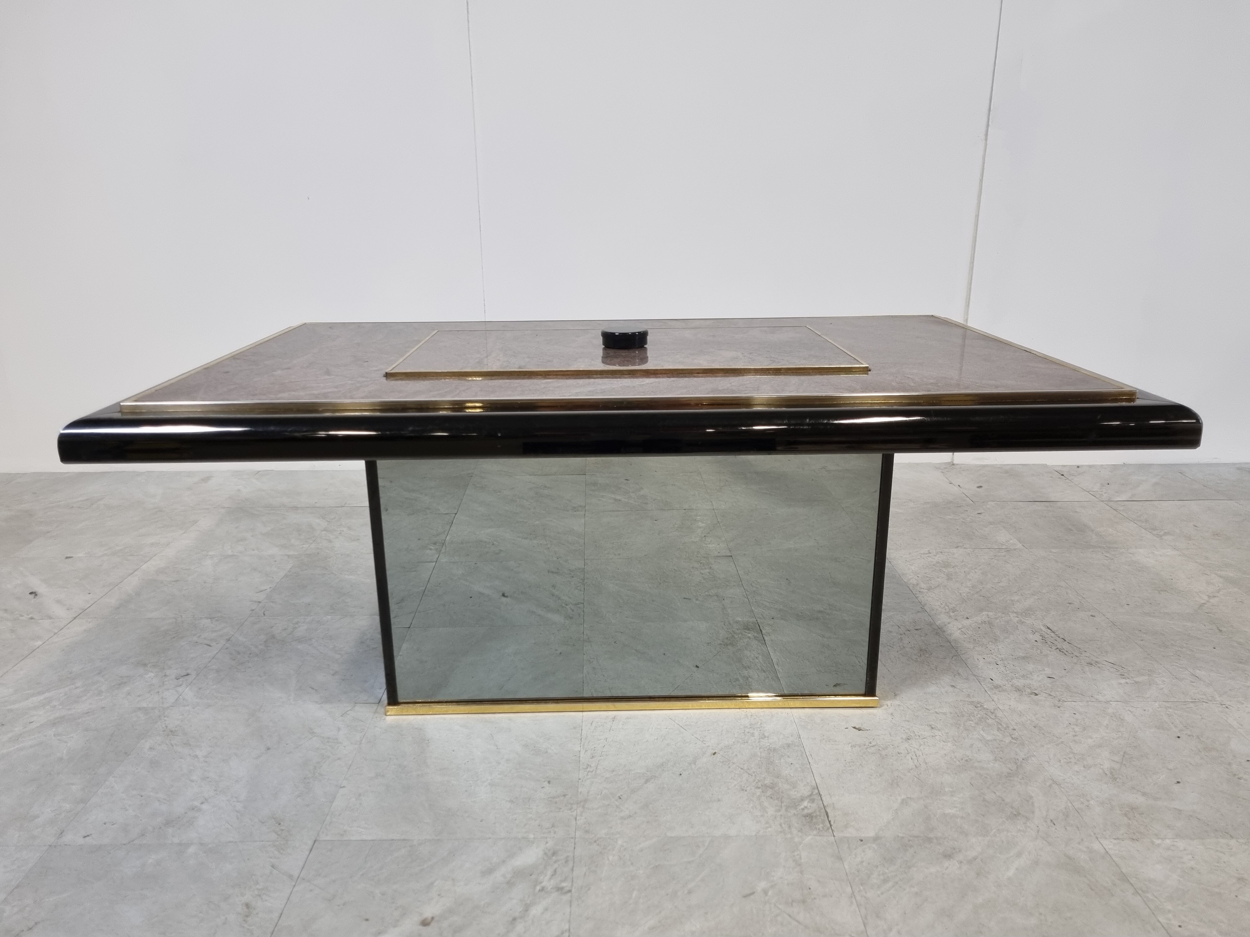 Vintage hidden bar coffee by Fedam, 1980s