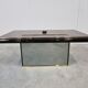 Table basse à café bar caché vintage par Fedam années 1980
