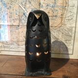 Metal owl, photophore