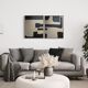 Set of two abstract canvases