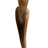 Pair of Large Vintage Teak Sculptures, 1950s