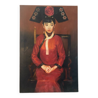 Portrait of Vietnamese woman and her jewelry