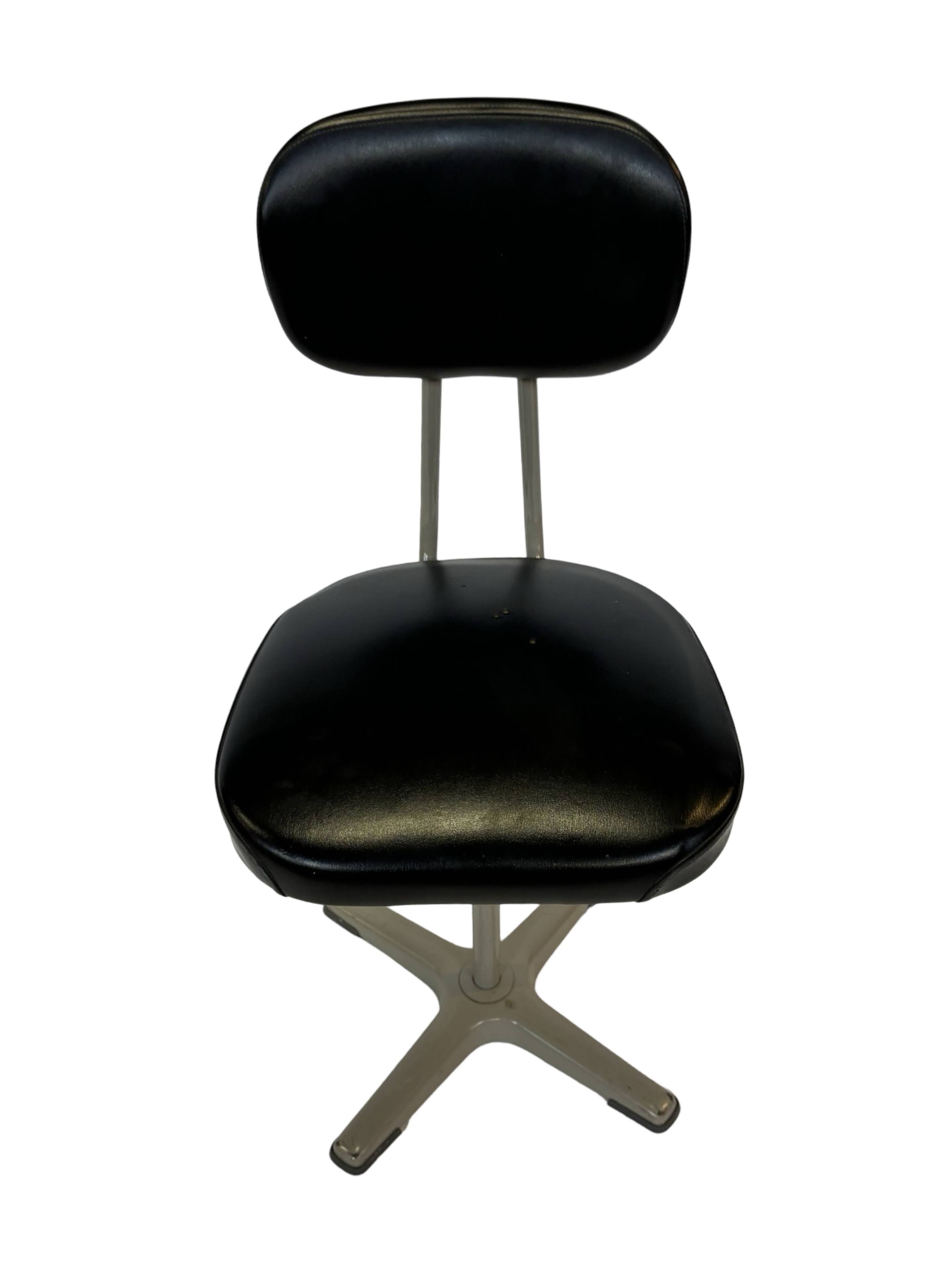 Mid Century Okamura Vintage Office Working Chair of 60's Design