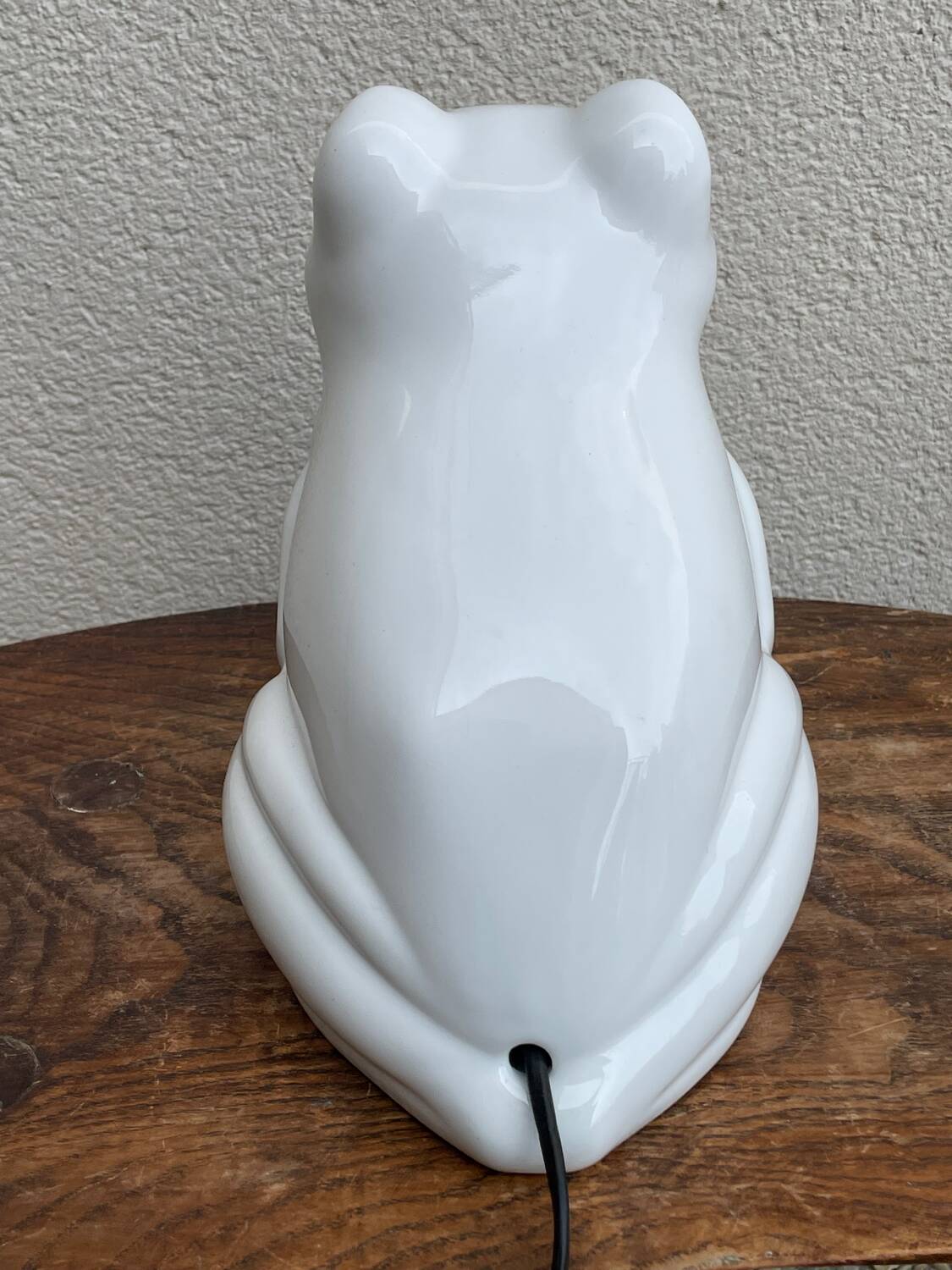 Vintage 80's frog lamp