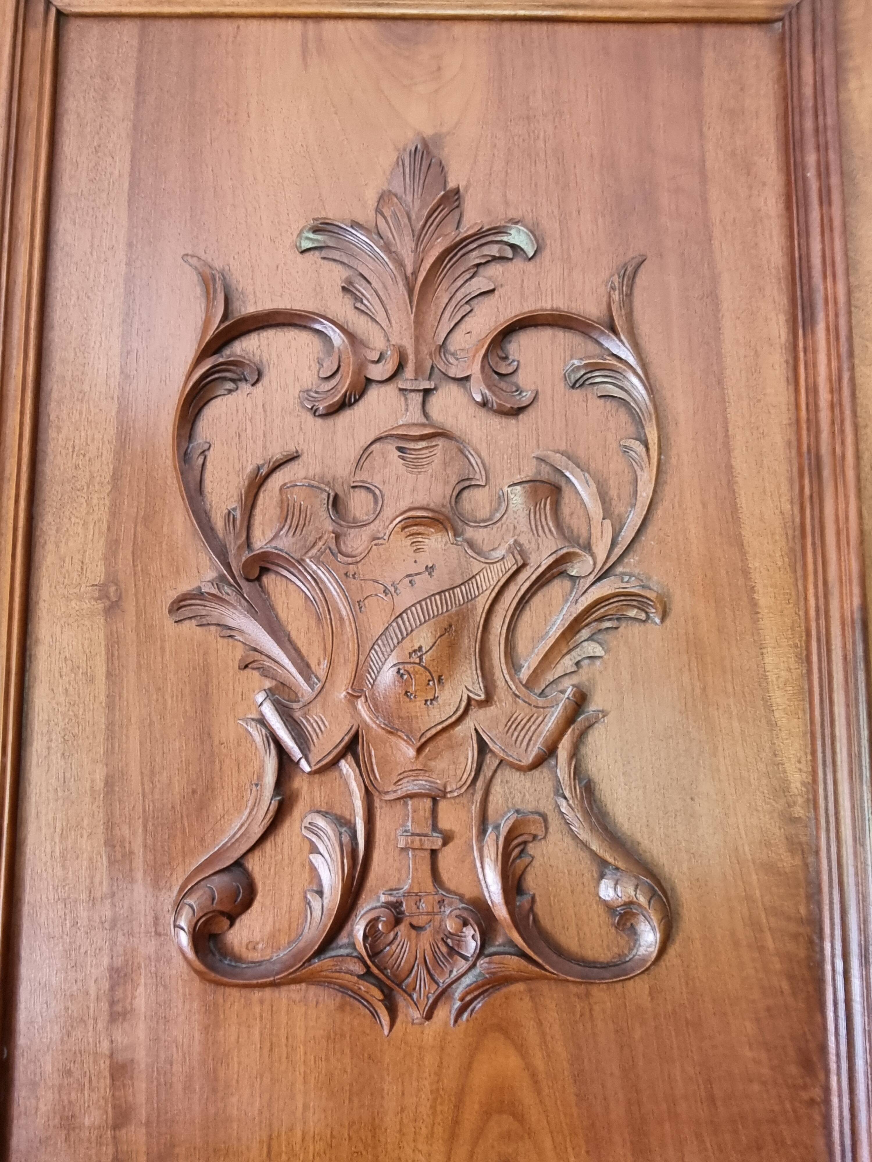 Antique oak sideboard in Henri II style