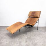 Fauteuil lounge Skye en cuir par Tord Björklund pour Ikea, 1980