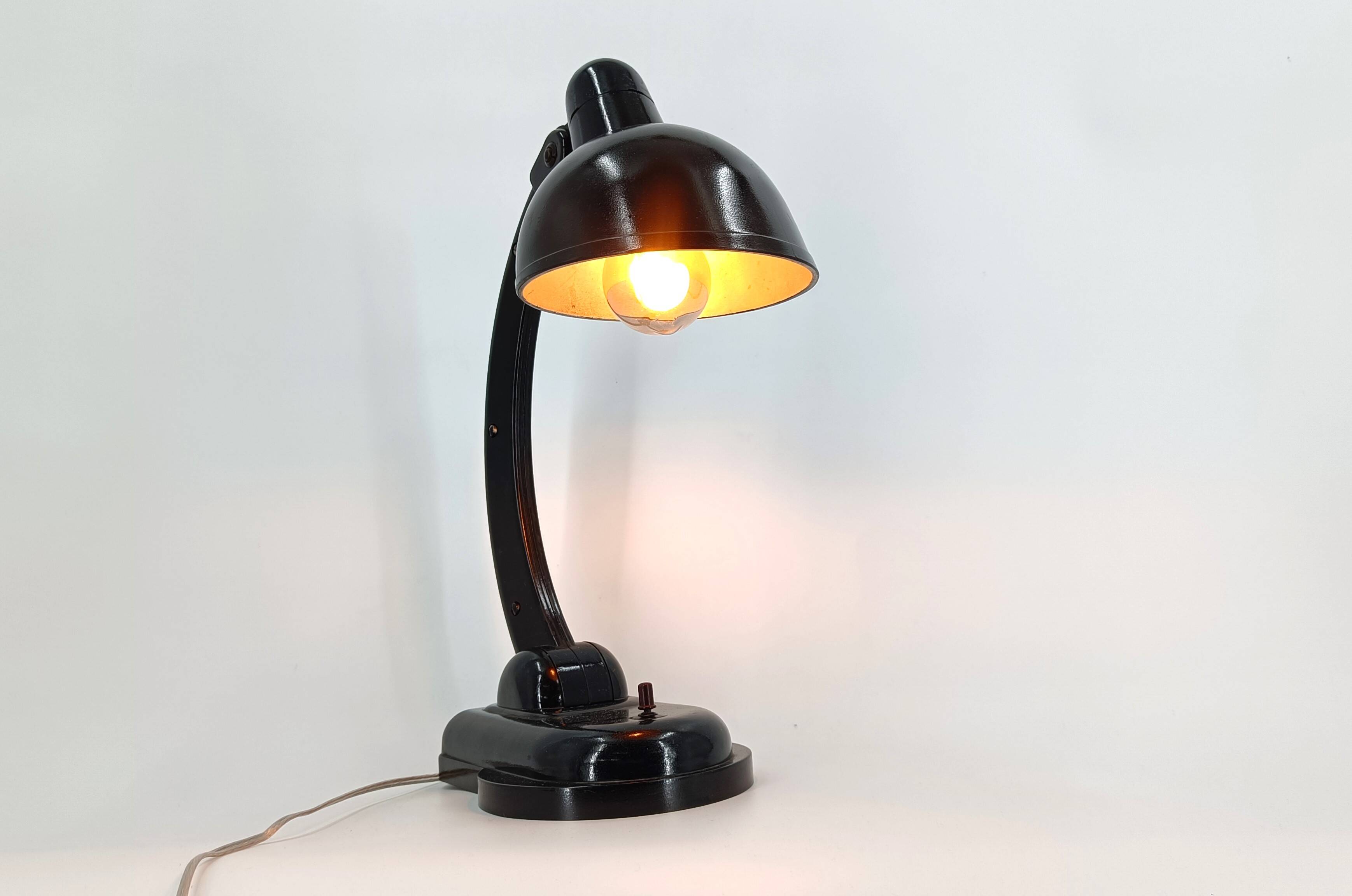 Art deco bakelite desk lamp, 1950s
