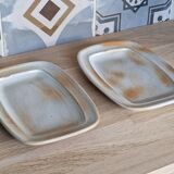 Complete table service in marsh stoneware, 92 pieces