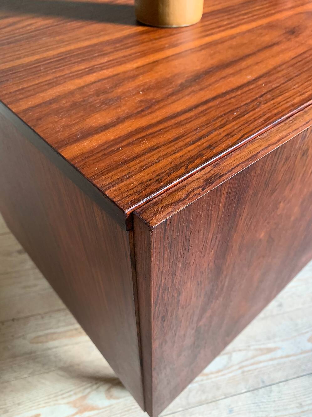 Vintage Scandinavian enfilade in Rio rosewood.