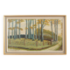 Tableau « La route de la forêt », design scandinave, années 1960
