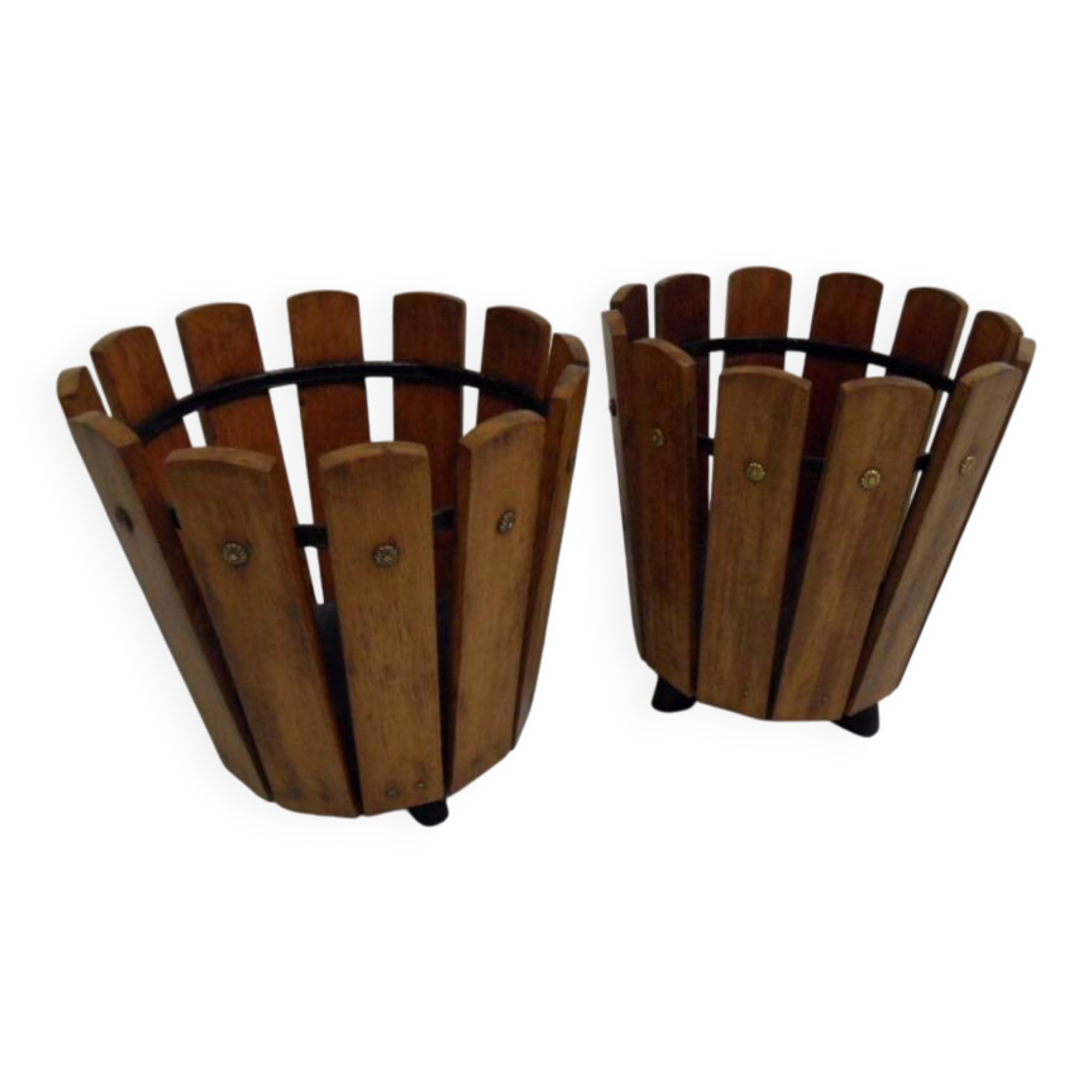 Vintage wooden plant boxes 1950's
