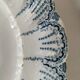 Two ironstone plates Saint-Amand Regency model