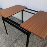Marcel Gascoin modernist dining table + extension 1950