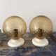 Pair of vintage globe wall lights