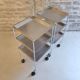Chrome metal trolley