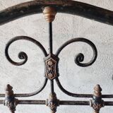 Wrought iron bed