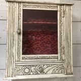 Patinated wall cabinet