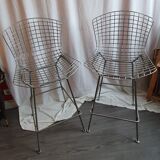 High stool by Harry Bertoia for knoll